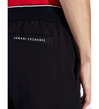 Armani Exchange Pantalon de jogging en polaire marine