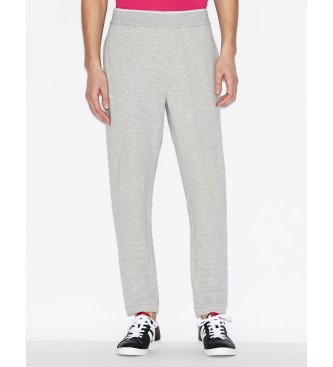 Armani Exchange Graue Fleece-Joggerhose