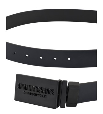 Armani Exchange Cinturn Plate negro