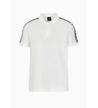 Armani Exchange Koszulka polo z białym paskiem