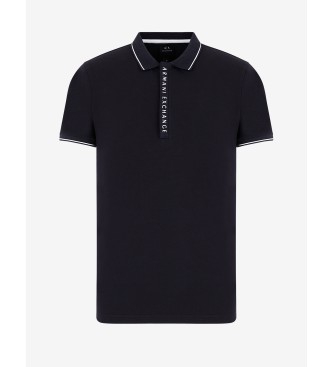 Armani Exchange Koszulka polo Up navy