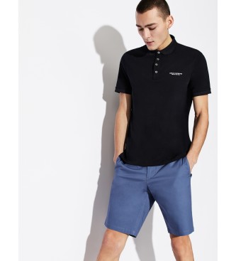 Armani Exchange Polo Logo navy