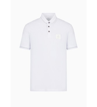 Armani Exchange Podstawowa biała koszulka polo