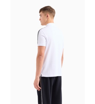 Armani Exchange Plain white polo shirt