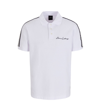 Armani Exchange Preprosta bela polo majica