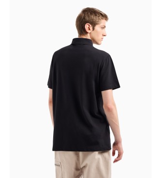 Armani Exchange Polo nera dell'Asv