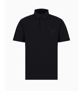 Armani Exchange Polo nera dell'Asv