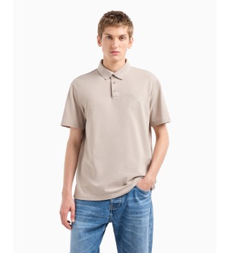 Armani Exchange Polo Asv beżowy