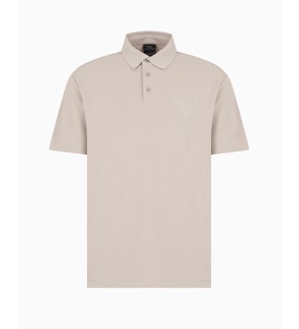 Armani Exchange Polo Asv beżowy