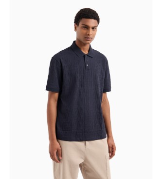 Armani Exchange Polo regolare Asv blu scuro