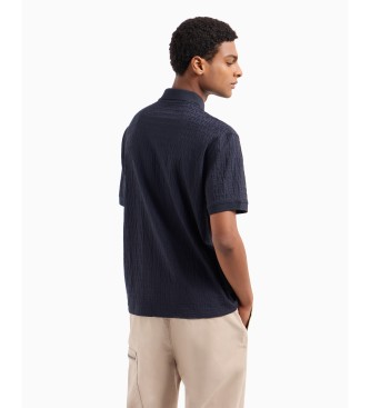 Armani Exchange Polo regolare Asv blu scuro