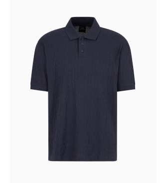 Armani Exchange Polo regolare Asv blu scuro