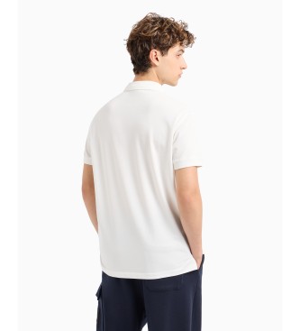 Armani Exchange Organiczne polo w kolorze białym