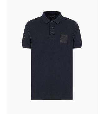 Armani Exchange Polo marine biologique