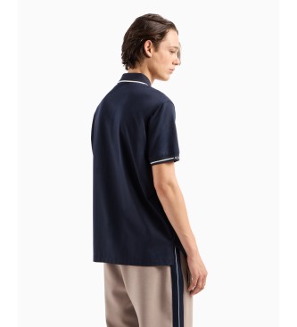 Armani Exchange Afslappet marinebl poloshirt