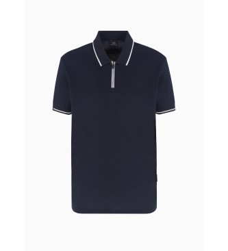 Armani Exchange Męska koszulka polo w kolorze granatowym