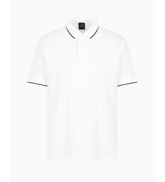 Armani Exchange Gemerceriseerde polo Asv wit