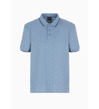 Armani Exchange Polo mercerizzata Asv blu