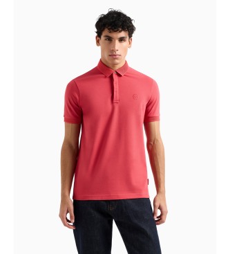 Armani Exchange Kurzarm-Poloshirt rot