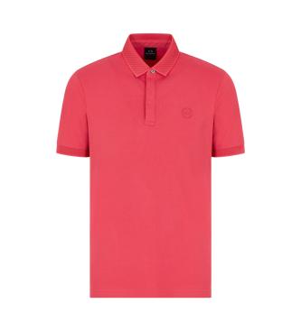 Armani Exchange Kurzarm-Poloshirt rot