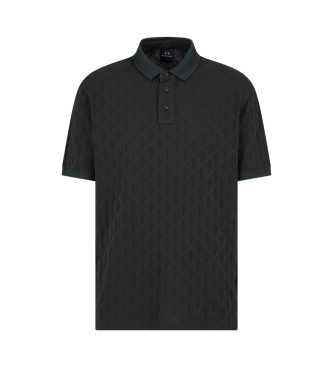 Armani Exchange Kurzarm-Poloshirt   schwarz