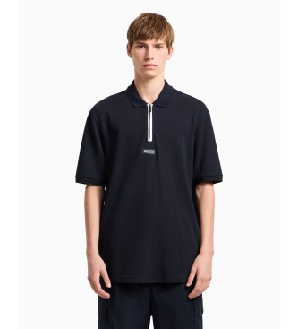 Armani Exchange Polo Plus blu navy