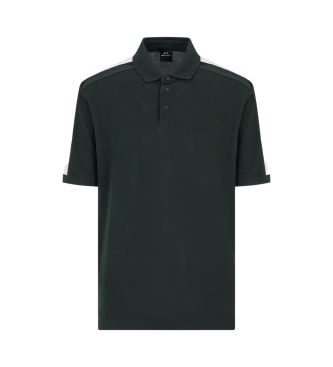 Armani Exchange Polo de manga corta negro