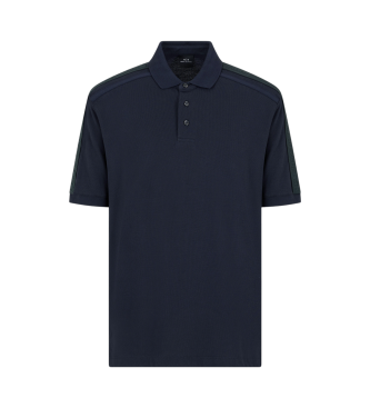 Armani Exchange Polo de manga corta marino