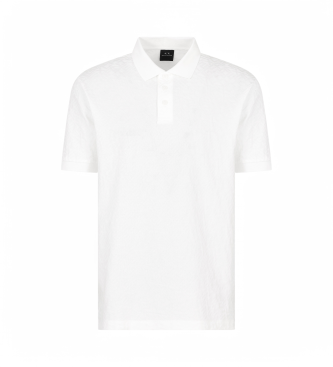 Armani Exchange Polo de mnaga corta blanco