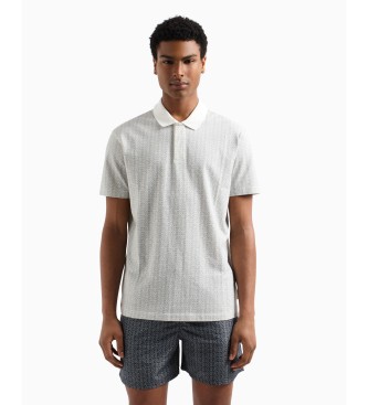 Armani Exchange Weies Kurzarm-Poloshirt