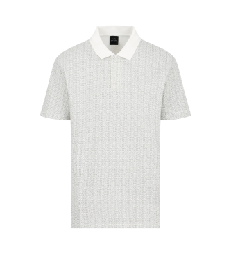 Armani Exchange Weies Kurzarm-Poloshirt