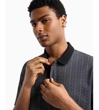 Armani Exchange Polo  manches courtes noir