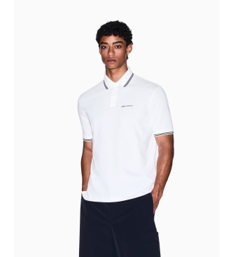 Armani Exchange Regular Cotton Polo Shirt white