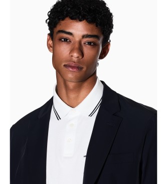 Armani Exchange Regular Cotton Polo Shirt white