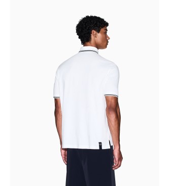 Armani Exchange Regular Cotton Polo Shirt white