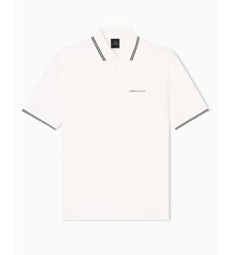 Armani Exchange Regular Cotton Polo Shirt white