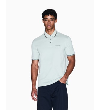 Armani Exchange Regular Cotton Polo Shirt blue