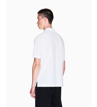 AIX Armani Exchange Polo con silhouette bianca
