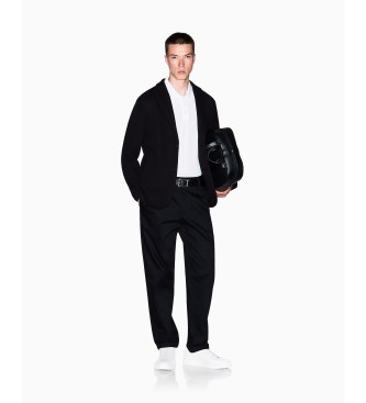 AIX Armani Exchange Polo con silhouette bianca
