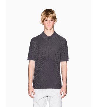 AIX Armani Exchange Silhouette Graues Poloshirt