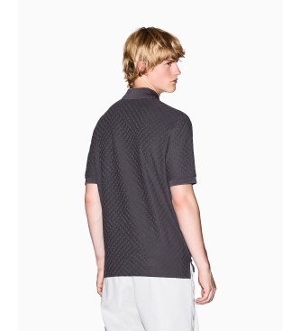 AIX Armani Exchange Silhouette Graues Poloshirt