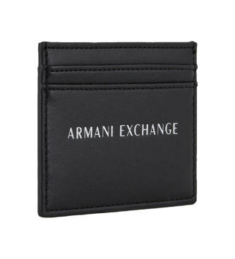 Armani Exchange Portefeuille noir porte-cartes