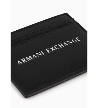 Armani Exchange Black wallet card holder