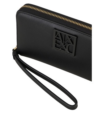Armani Exchange Faltbare Brieftasche schwarz