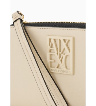 Armani Exchange Beige folding wallet