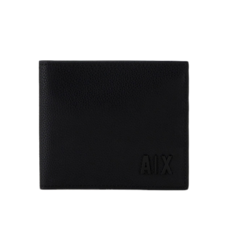 Armani Exchange Logo-Brieftasche schwarz