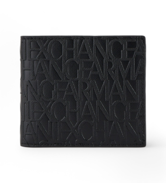 Armani Exchange Portefeuille avec logo noir