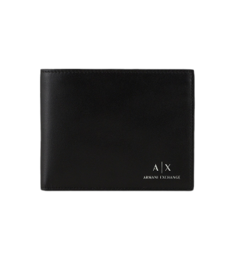 Armani Exchange Biletera logotipo negro