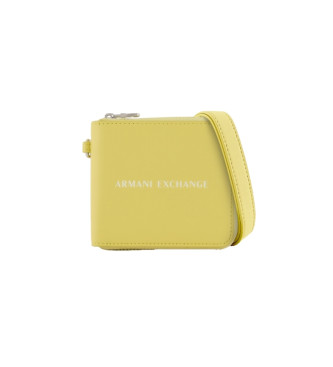 Armani Exchange Żółta torba na ramię