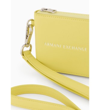 Armani Exchange Żółta torba na ramię